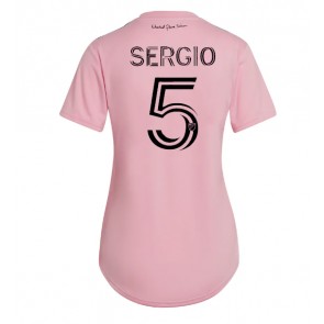 Inter Miami Sergio Busquets #5 Hjemmebanetrøje Dame 2023-24 Kort ærmer